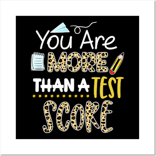 Leopard You Are More Than A Test Score Test Day Teacher Life Posters and Art